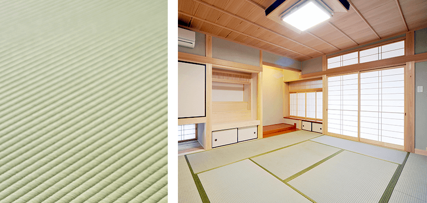 新築・リフォームをお考えの方へご自宅に本物の畳のご提案